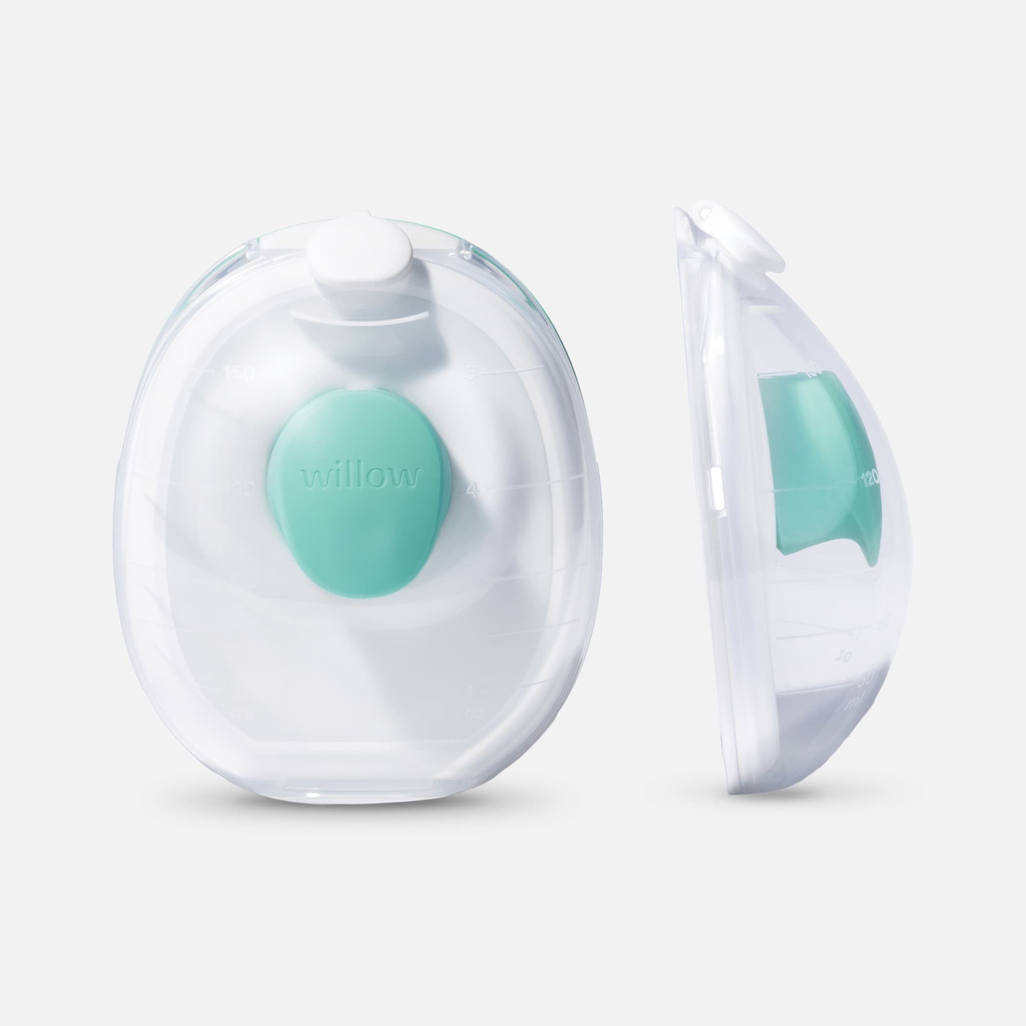 Willow Go Splashguard Breast Milk Container Set, 7-oz. Capacity (2-Pack), , large