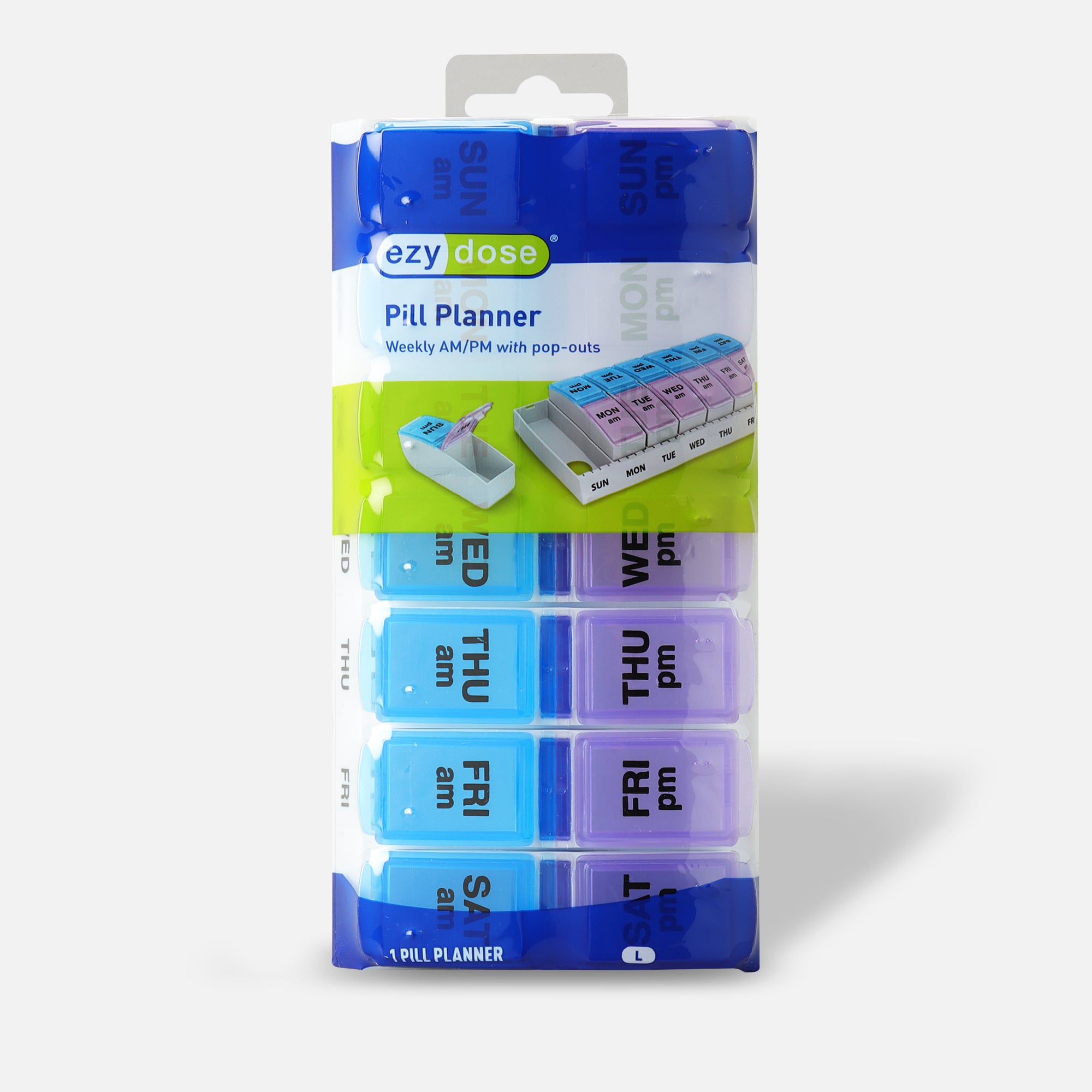 EZY Dose Weekly/AM-PM Pill Planner, , large