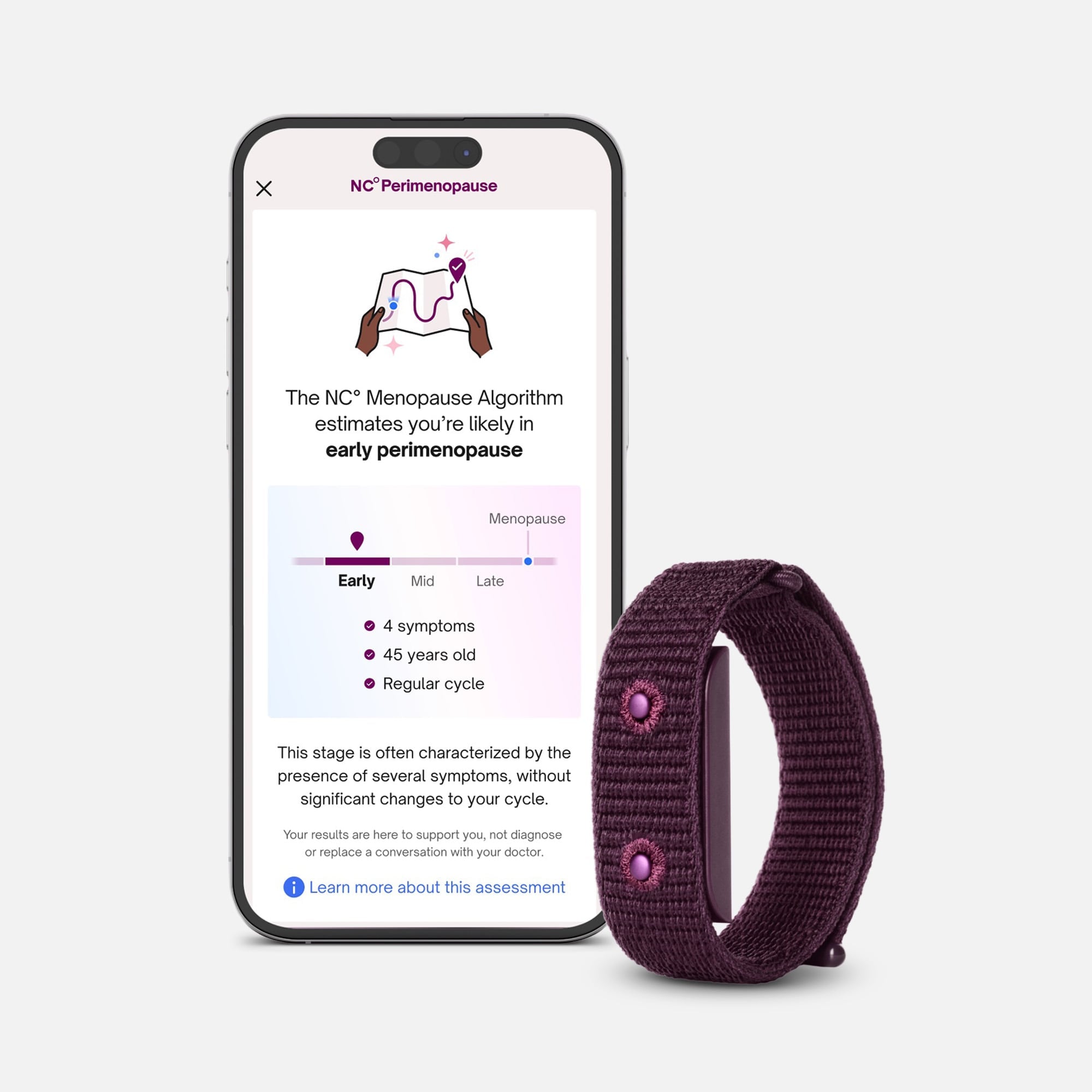 Natural Cycles° NC° Perimenopause and NC° Band with 12-month App Subscription, , large