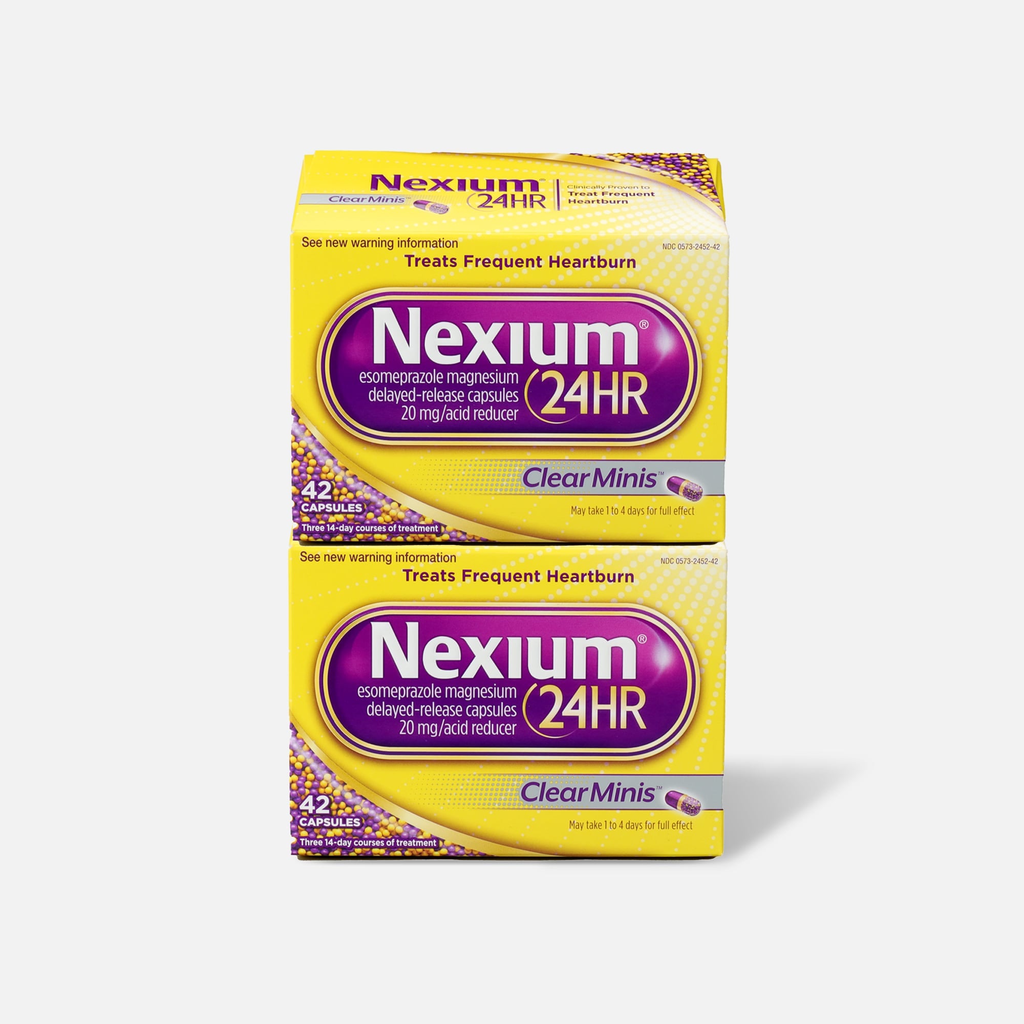 Nexium 24HR Clear Mini Capsules, 42 ct. (2-Pack), , large