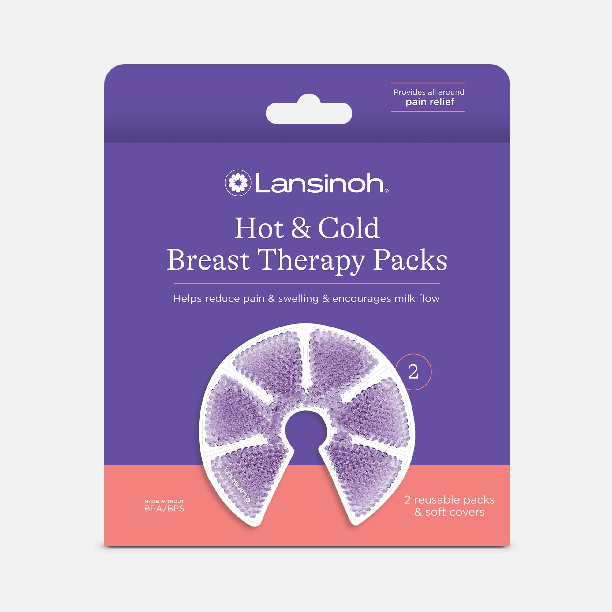 Lansinoh TheraPearl 3-in-1 Hot or Cold Breast Therapy, , large