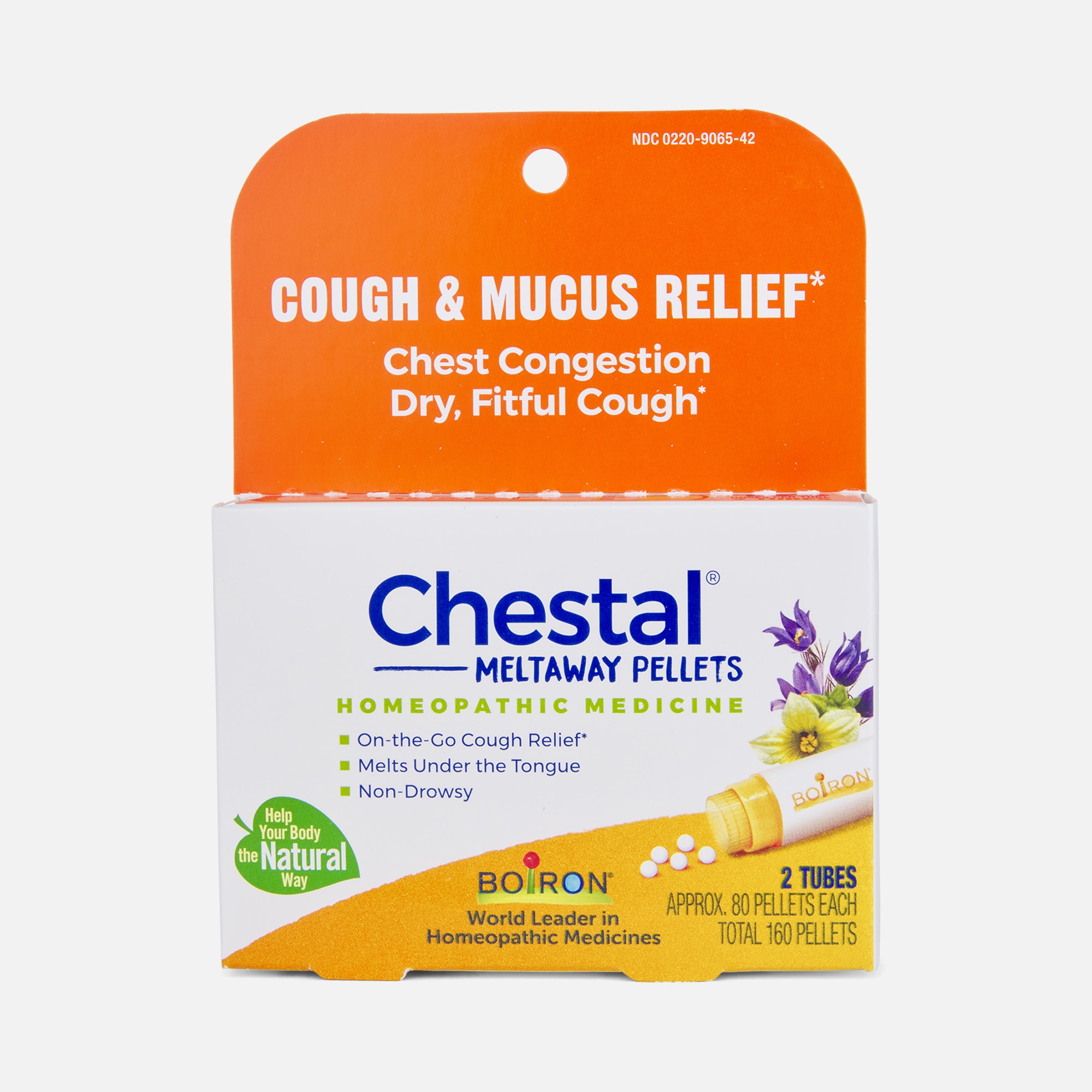 Boiron Chestal® Cold & Cough Meltaway Pellets, 160 ct., , large