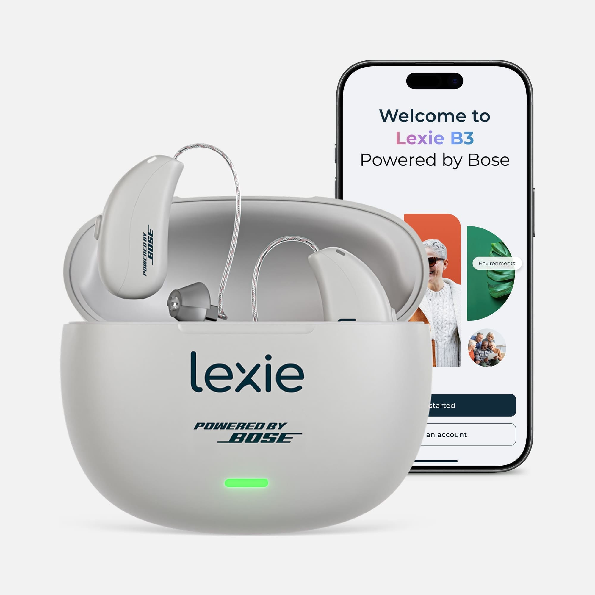 Lexie B3 OTC Hearing Aids Powered by Bose®, , large